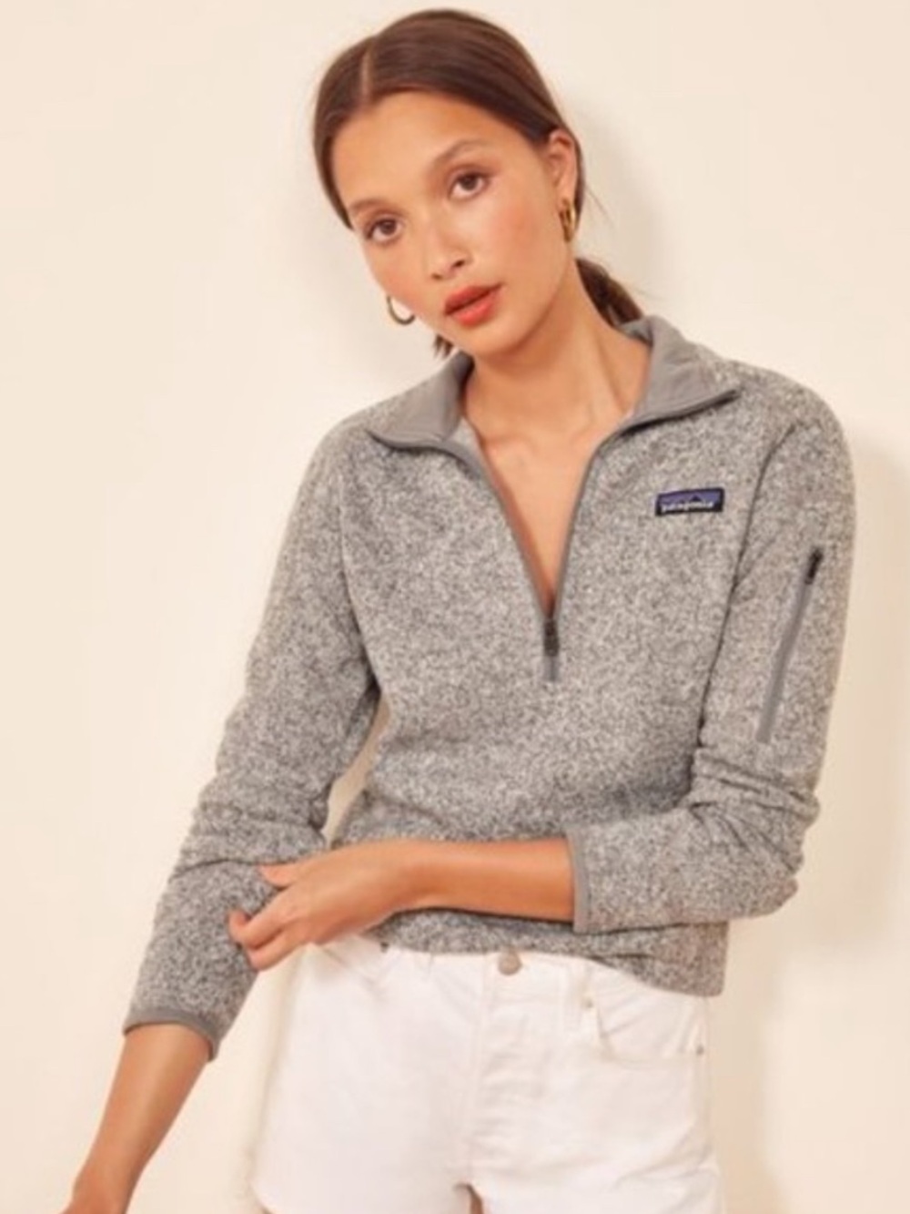 Patagonia Better Sweater Grey Half-Zip Fleece Pullover